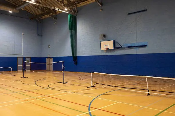 Badminton court wooden flooring-mindoo