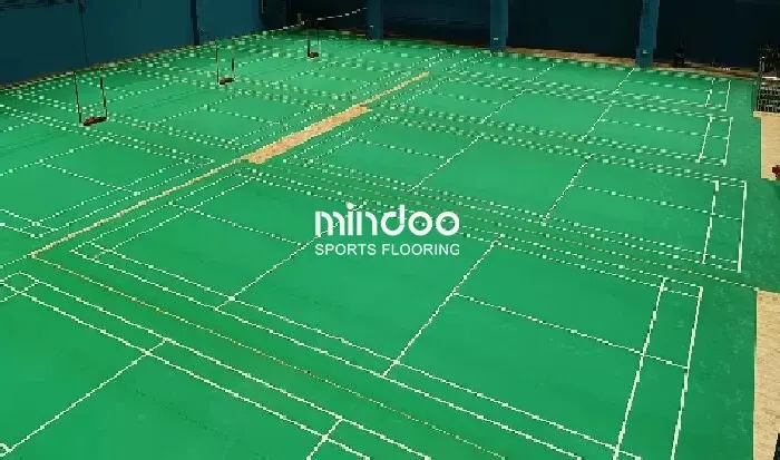 vinyl badminton floor-mindoo-badminton facilities