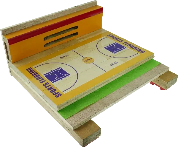 Flooring systems-mindoo-wood basketball court