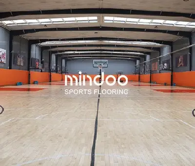 maple gym flooring-mindoo-Modern sports venues