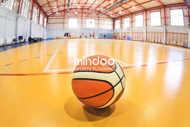 PVC basketball flooring-mindoo-basketball facility