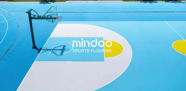 pvc basketball flooring-mindoo-modern sports venues