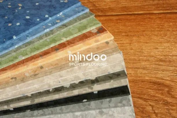 Professional-grade composite PVC flooring material-mindoo