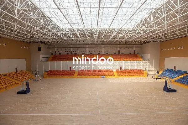 Premium maple solid wood flooring-mindoo-sports arenas