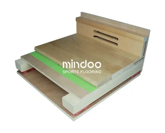 Construction of Modern Hardwood Courts-mindoo